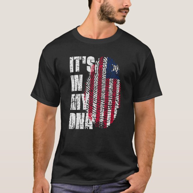 T-shirt C'est dans mon Adn Liberia Drapeau Libérien (Devant)