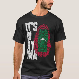 T-shirt C'est dans mon ADN Maldivien Chemise Fière Cadeau