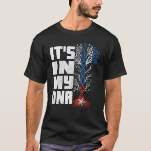 T-shirt C'est dans mon ADN Mens Femmes Enfants en tenue Cu