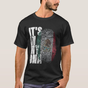 T-shirt C'Est Dans Mon Adn Mexicain Fière Hispanique Mexiq