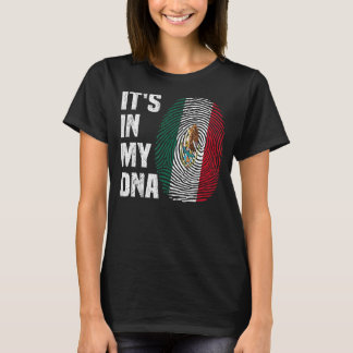 T-shirt C'est dans mon ADN Mexicain Fière Hispanique Mexiq