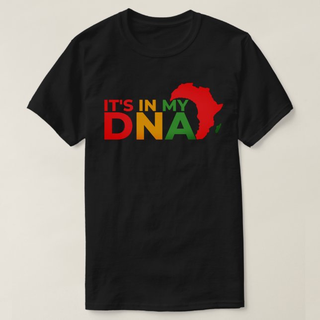 T-shirt C'est dans Mon ADN - Mois de l'histoire noire (Design devant)