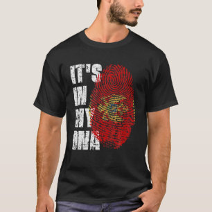 T-shirt C'est dans mon ADN Monténégro Drapeau Monténégro