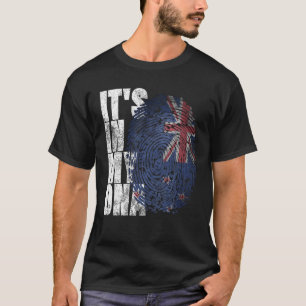 T-shirt C'est dans mon ADN Nouvelle-Zélande Maori Kiwi Cad