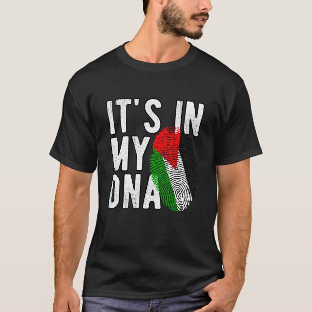 T-shirt C'est dans Mon ADN Palestine (Devant)
