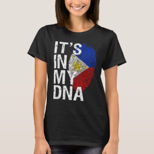 T-shirt C'Est Dans Mon Adn Patriot Philippin Fier Asiatiqu