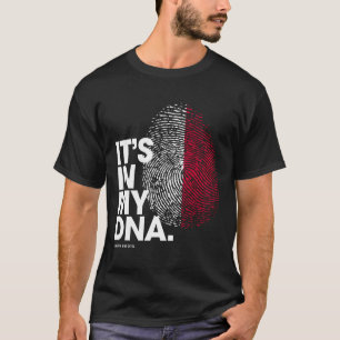 T-shirt C'Est Dans Mon Adn Pologne Drapeau Chemise Polonai