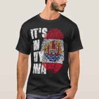C'EST DANS MON ADN Polynésie Française Drapeau Cad