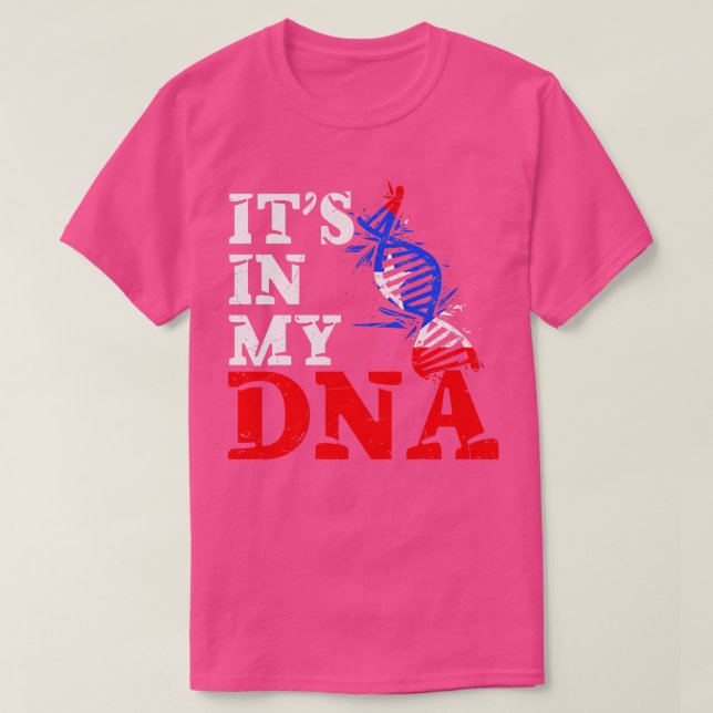 T-shirt C'est dans mon ADN Porto Rico (Design devant)