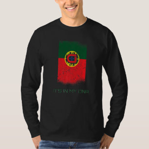 T-shirt C'Est Dans Mon Adn Portugal Fier Drapeau Portugais