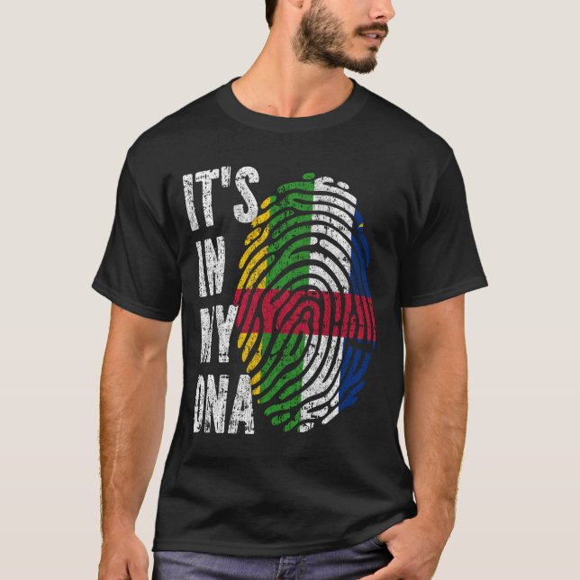 T-shirt C'EST DANS MON ADN République Centrafricaine Drape (Devant)