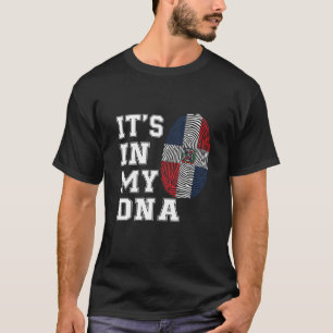T-shirt C'est dans mon ADN République Dominicaine Fier Dra