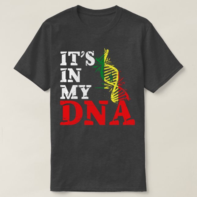T-shirt C'est dans mon ADN Sénégal (Design devant)
