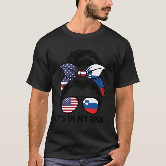 T-shirt C'Est Dans Mon Adn Slovène (Devant)