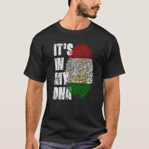 T-shirt C'est dans mon Adn Tadjikistan Drapeau Tajikistani