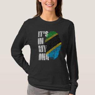 T-shirt C'est dans mon Adn Tanzanie Drapeau tanzanien