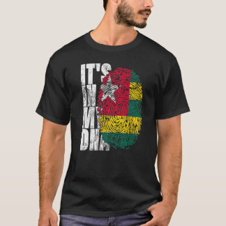T-shirt C'est dans mon Adn Togo Graphique pour les femmes