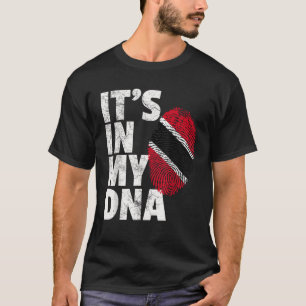 T-shirt C'EST DANS MON ADN Trinité-et-Tobago Flag Pride Na