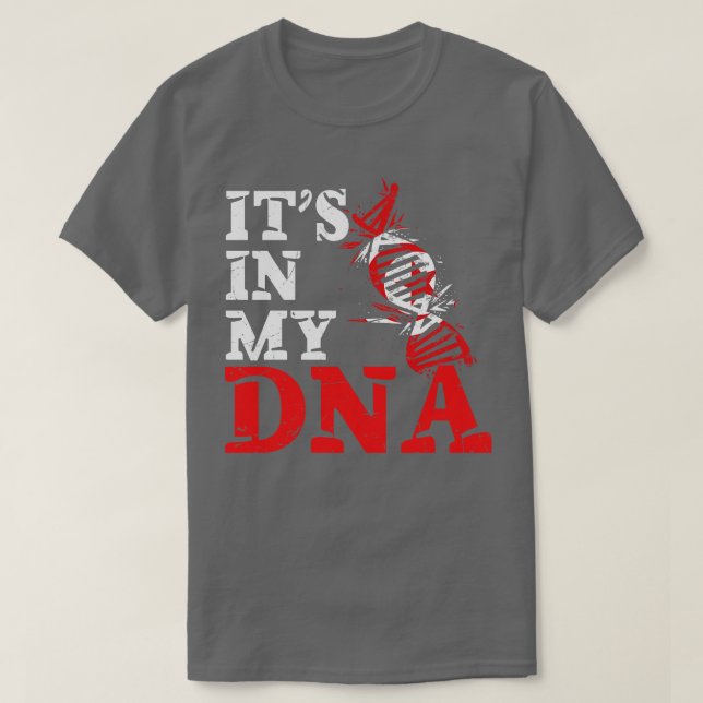 T-shirt C'est dans mon ADN Tunisie (Design devant)