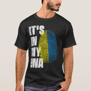 T-shirt C'EST DANS MON ADN Ukraine Drapeau