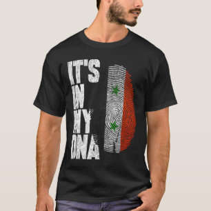 T-shirt C'est dans mon ADN Une Chemise Syrienne Fière Drap