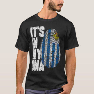 T-shirt C'est dans mon ADN Uruguay, une chemise uruguayenn