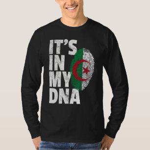 T-shirt C'est dans mon Adna Algérie Drapeau Hommes Femmes