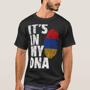 T-shirt C'est dans mon Adna Arménie Drapeau Hommes Femmes
