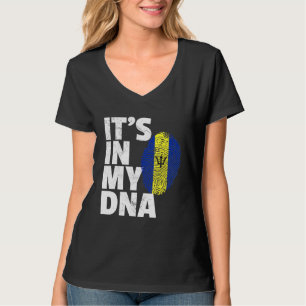 T-shirt C'Est Dans Mon Adna Barbados Flag Pride National P