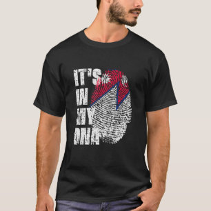 T-shirt C'Est Dans Mon Adna Népal Drapeau Népalais Népalai