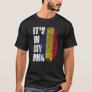 T-shirt C'est dans mon Adna Tchad Drapeau Tchadien