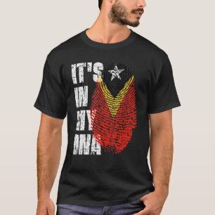 T-shirt C'est dans mon Adna Timor oriental drapeau Timorai