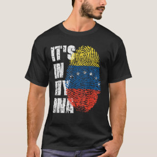 T-shirt C'Est Dans Mon Adna Venezuela Drapeau Vénézuélien