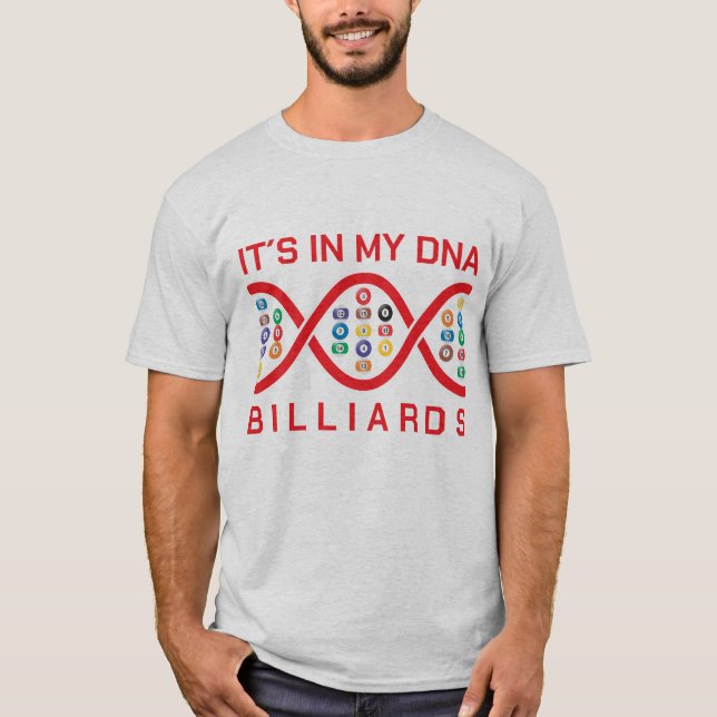 T-shirt C'est dans mon billard (Devant)