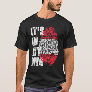 T-shirt C'est dans mon Dna Autriche Drapeau autrichien