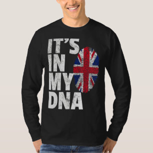 T-shirt C'est dans mon Dna Royaume-Uni Angleterre Union Ja