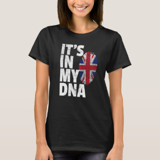T-shirt C'est dans mon Dna Royaume-Uni Angleterre Union Ja