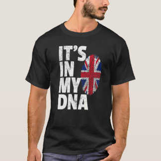 T-shirt C'est dans mon Dna Royaume-Uni Angleterre Union Ja