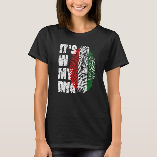 T-shirt C'est dans mon Dna Somaliland Drapeau Somalilander (Devant)