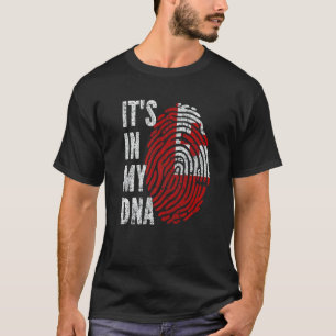 T-shirt C'est dans mon Dna Tonga Drapeau Tongan