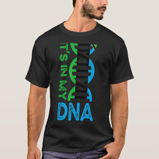 T-shirt C'est dans mon Dna Zanzibar (Devant)