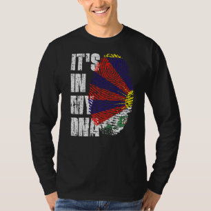 T-shirt C'est dans mon Drapeau Adn Tibet Tibétain