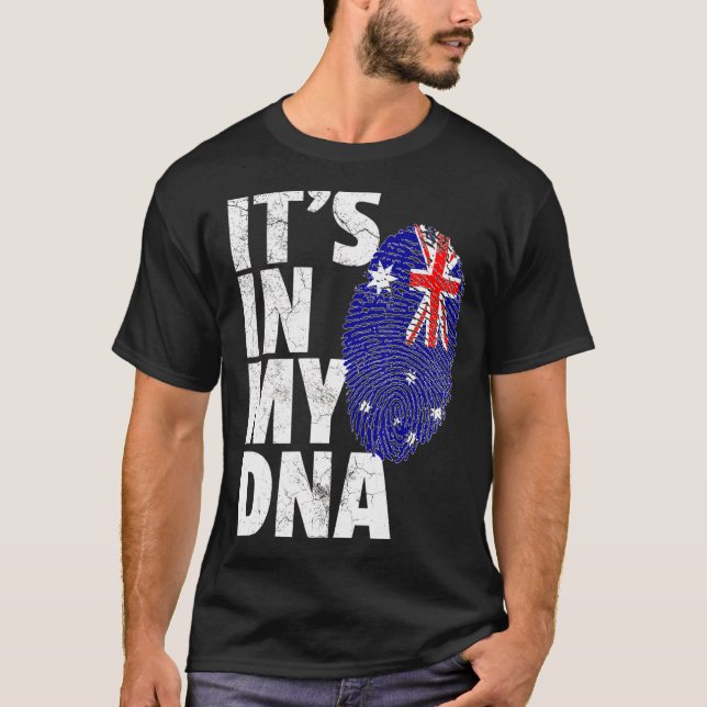 T-shirt C'est dans mon Drapeau australien Drapeau Adna Aus (Devant)