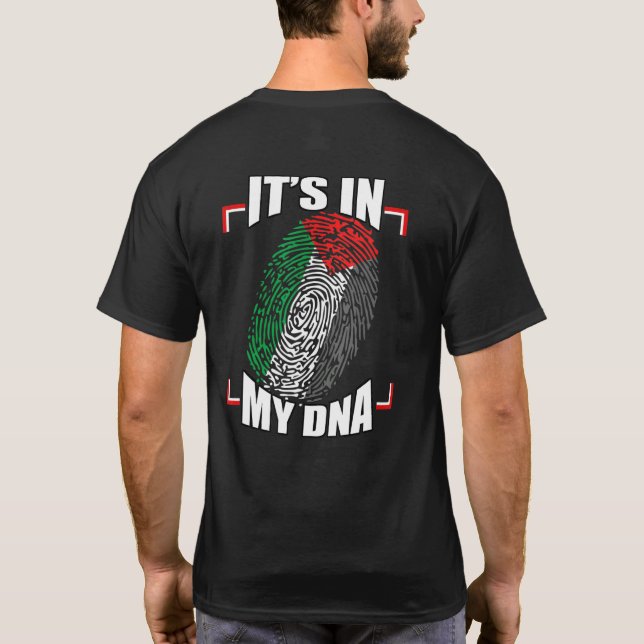 T-shirt C'Est Dans Mon Drapeau Palestinien Arabe Palestine (Dos)