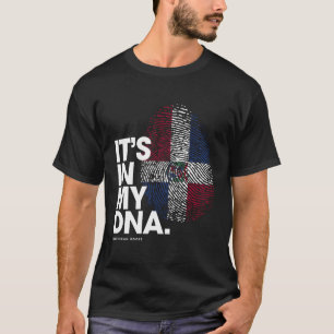 T-shirt C'Est Dans Mon Drapeau République Dominicaine Répu