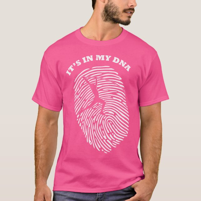 T-shirt C'Est Dans Mon Ventilateur D'Empreinte D'Adn Pole  (Devant)