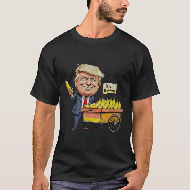 T-shirt C'est de la banane (pour l'échelle) drôle Trump ba (Devant)