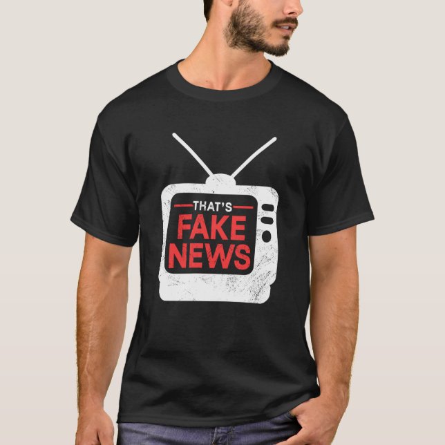 T-shirt C'est de la fausse information Droits Presse Liber (Devant)