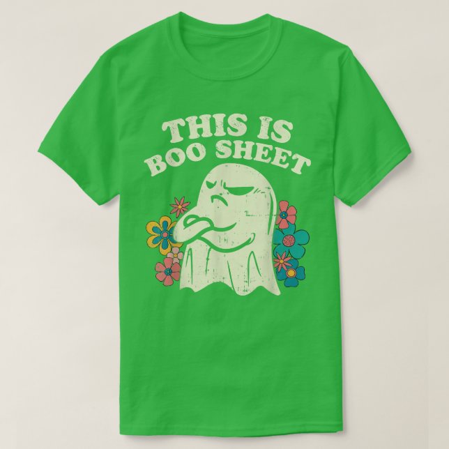 T-shirt C'Est De La Feuille De Boite Super Grumpy Ghost Fu (Design devant)