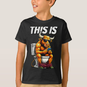 T-shirt C'est de la Merde - Toilettes Humour de Vache Bs